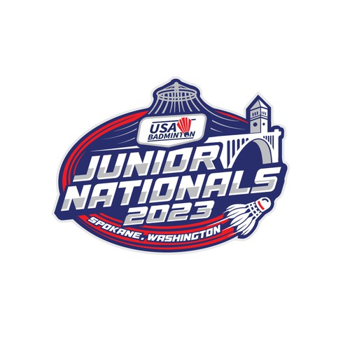 Designs USA Badminton Junior National Championships a simple design