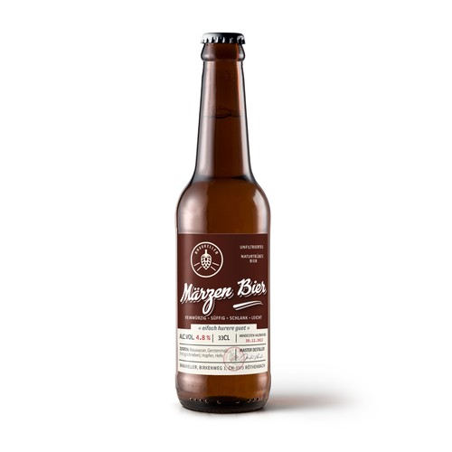 Microbrauerei: Bierflasche sucht Etikettendesign Design by Krasi Miletieva