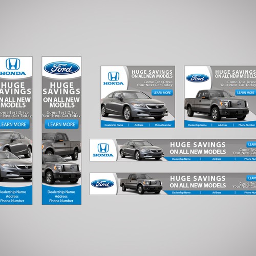 Design di Create banner ads across automotive brands (Multiple winners!) di renzindesigns