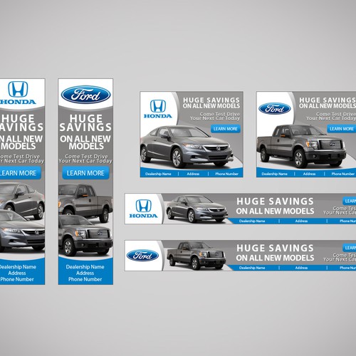 Create banner ads across automotive brands (Multiple winners!) Réalisé par renzindesigns