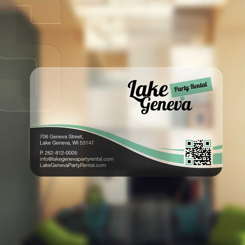 Party Rental Business Card Ontwerp door just_Spike™