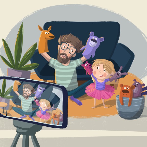 Design by LOLIALOVAdesign titled "llustrations for a children's book!"