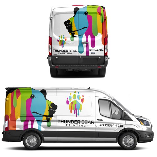 Cargo Van Wrap for Painting Company Design by ssrihayak