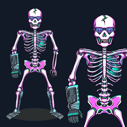 Anti.biz needs a 2D skeleton character design Ontwerp door Wayan Wardika