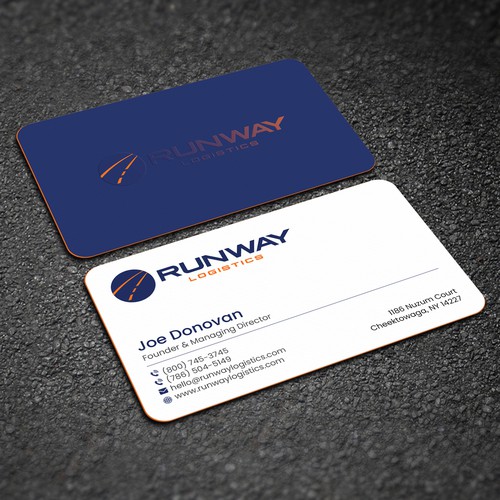 Design di Runway Logistics Business Card di Ellestudio™