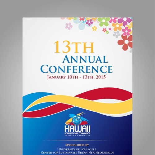 Hawaii Arts & Humanities Conference Program Cover! Design by malih