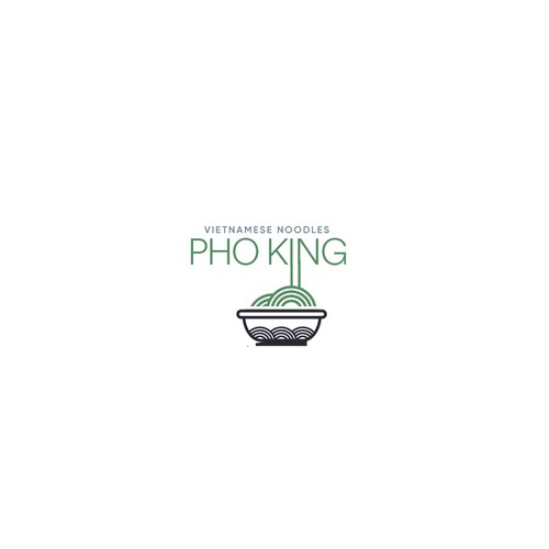 I am looking for logo Pho King for my Restaueant, pho is name of noodle very popular in Veitnam. Design by m å x