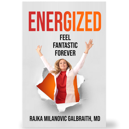 Design a New York Times Bestseller E-book and book cover for my book: Energized Design by Arrowdesigns