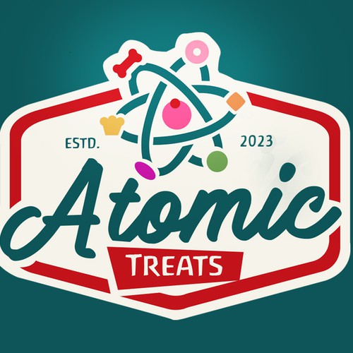 Design a logo and brand for a 50s theme freeze dried candy/dog treat business Design by Fortuna Design