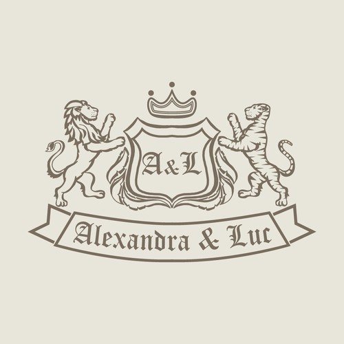 Family/Couple Logo Design - Love & Happiness- Alexandra & Luc | Logo ...