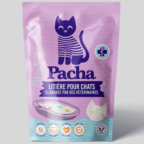 Cat Litter startup Minimalistic packaging - Contest Design von agooshe