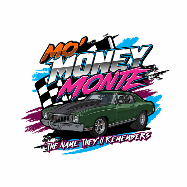 Design by Batsuichi Studio titled "Retro Street Racing Tee Concept"
