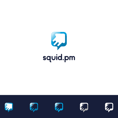 Design a squid logo for a messaging app/website/social network Design by Dadio!