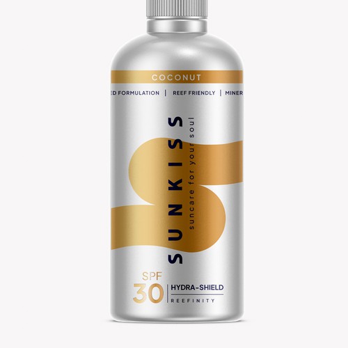 Luxury Sunscreen Label Design by Lady Goga