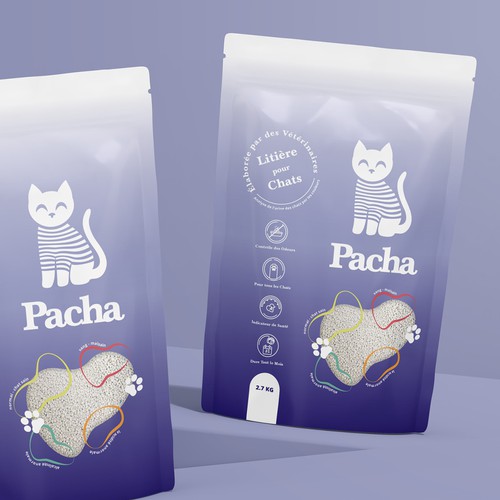 Cat Litter startup Minimalistic packaging - Contest Design by Inmyde