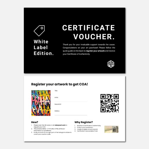 Certificate Voucher Design by rozenschnee