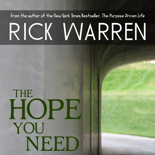 Design Rick Warren's New Book Cover Design por Cynthos65
