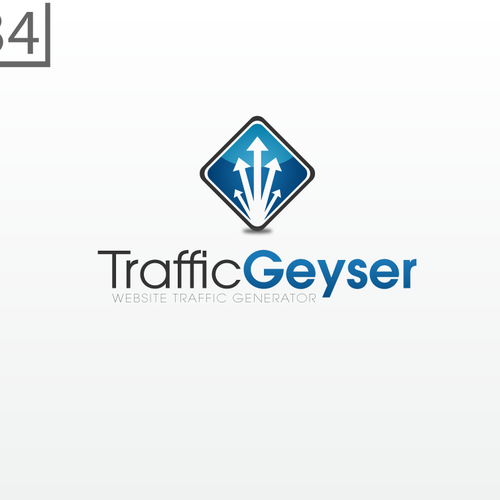 Design di T-R-A-F-F-I-C   g-e-y-s-e-r  Logo di surmise