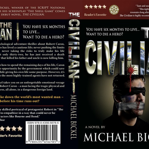 An ICONIC looking book cover for a 5 star reviewed manuscript Design by Kristin Designs