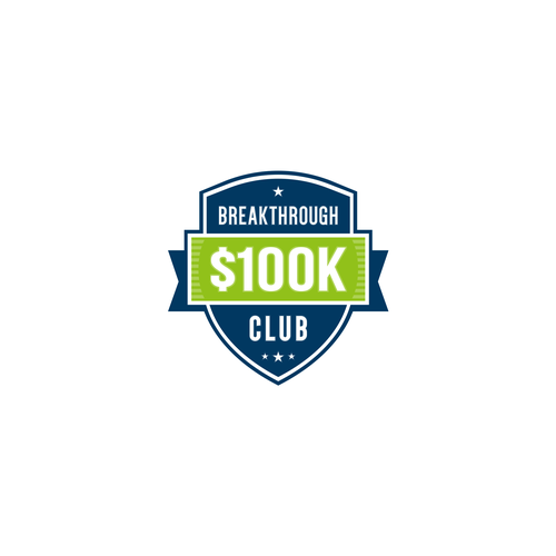 Breakthrough 100k Club Logo Design Design by Gonçalo Rica