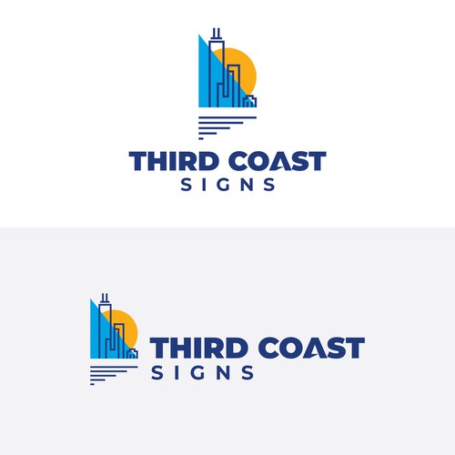 New vibrant business logo and branding for a sign making company serving Chicago Design by Azwar_Design®