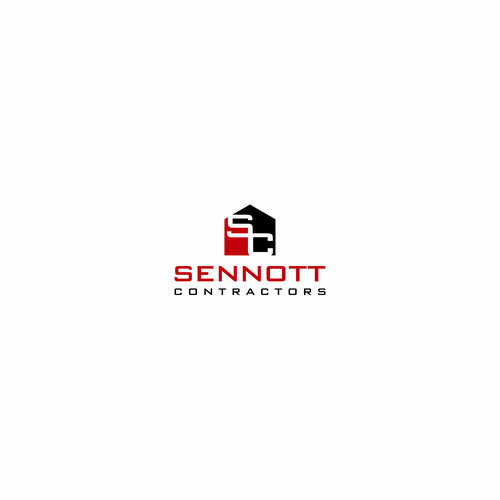 Bold, easy to read logo for construction company specializing in exterior renovations Design by G A D U H_A R T