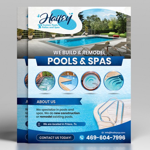 Design Pool Flyer por Maximillian