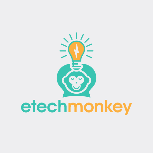 Design a bright, fun logo for a technology and sustainability blog with a monkey mascot! Design by Pae_