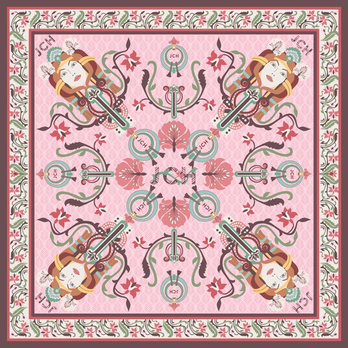 Designs | Pattern for silk scarf | Illustration or graphics contest