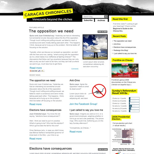 Reinvent my News Blog - No Coding Design von 99ideas