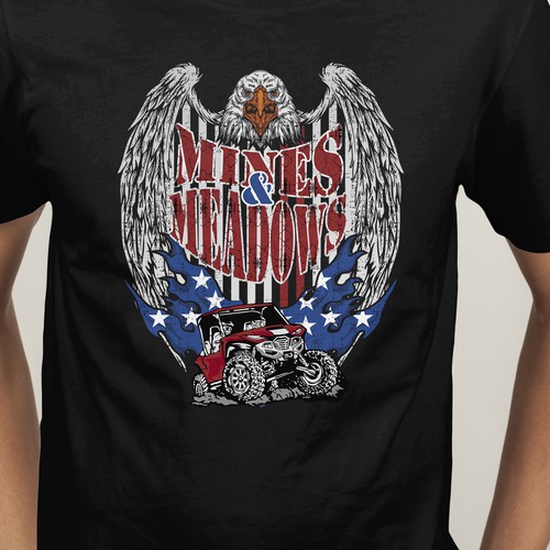 Patriotic T Shirt Design Design by AntonB