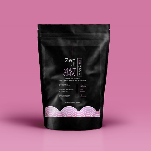 Japanese Matcha Product Needs Label - *GUARANTEED & BLIND* Design by GREYYCLOUD