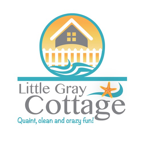 Create a logo for Little Gray Cottage, a beach vacation rental home. Design by Shannon C.