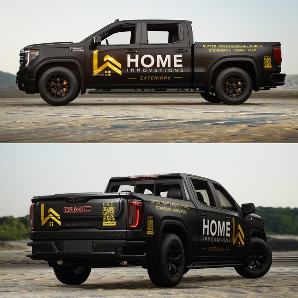 Bold, Serious Car Wrap Design