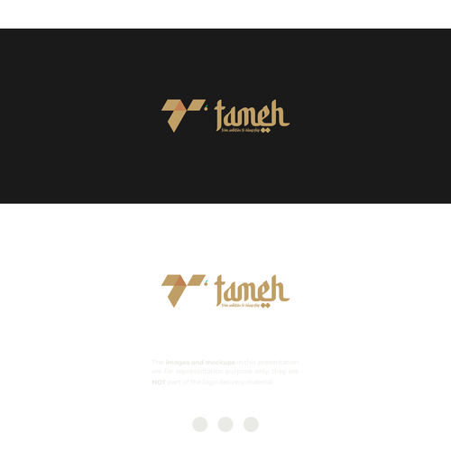 Design di “Premium Logo Design for Tameh – Next-Gen Fractional Real Estate Platform (Arabic + English)”- Add seed to plant di c o n e l l o
