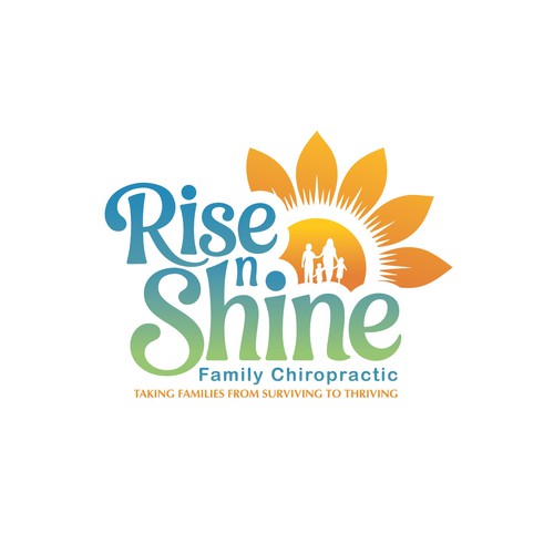 "We need a vibrant, inviting and heartfelt logo to appeal to families' mind, body, & spirits" winning Postcard, flyer or print