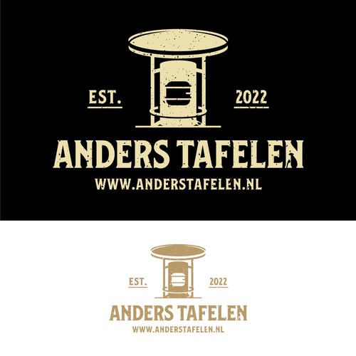 "Ontwerp een logo voor Industriële tafels die net even anders zijn als normaal." ganador Logotipos