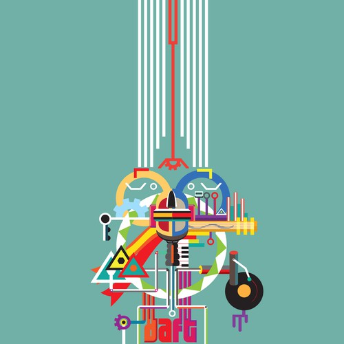 99designs community contest: create a Daft Punk concert poster デザイン by Boris Jovanovic