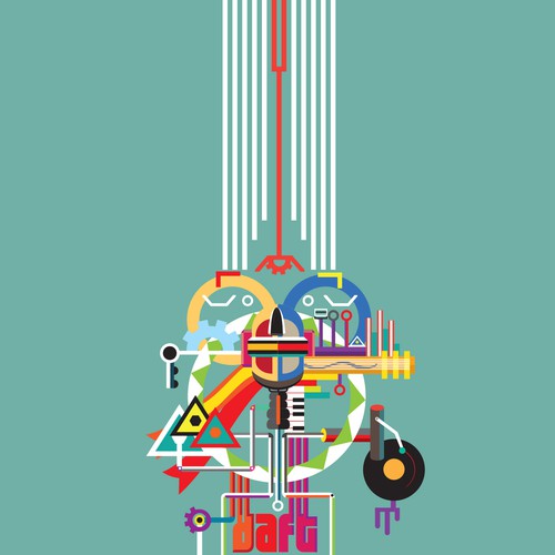 Design 99designs community contest: create a Daft Punk concert poster di Boris Jovanovic