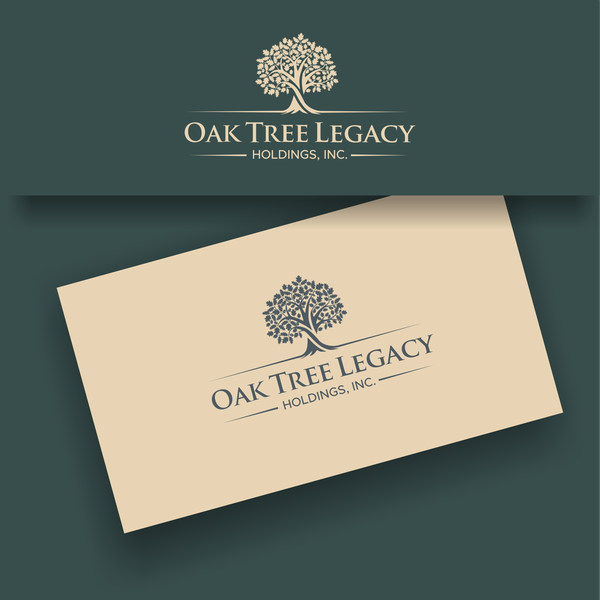 Design by Natasa N A titled "Oak tree logo"