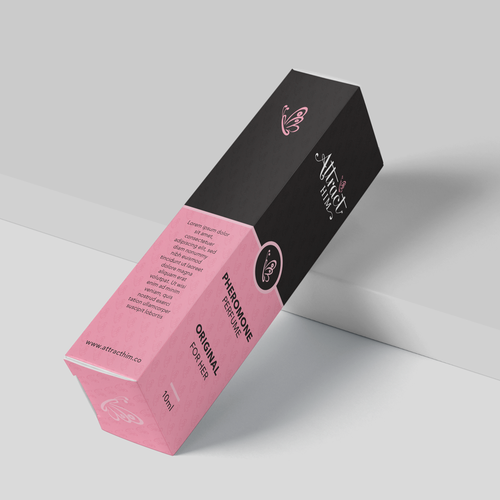 Design Perfume Box and Label for "Attract Him" scent to appeal to women Design by Sayyed Jamshed