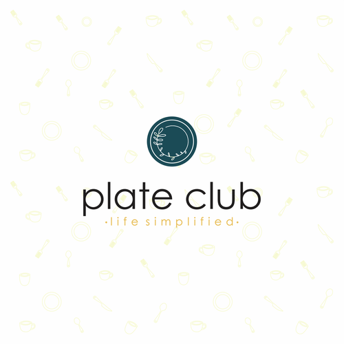 "I created the first paper plate subscription company logo!" - Your next claim to fame Design by Lucy Villalvazo