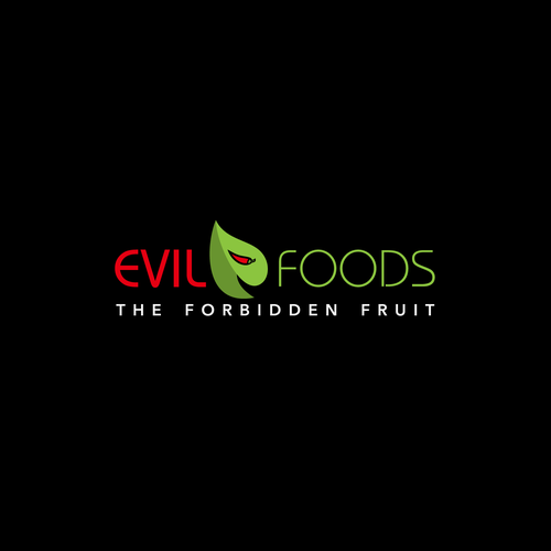 Design a unique, funky logo for "Evil Foods" a food company offering healthy, too good to be true snacks. Réalisé par ardhaelmer