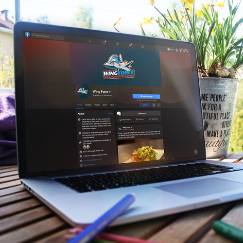 Create a fun logo for a chicken wing concept! Wing Force - Weaponized Flavor Design by TamaCidé