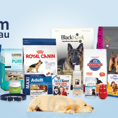 EASY facebook cover photo for an ONLINE PET STORE. Design by gogocreative