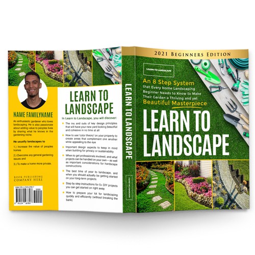 LOOKING FOR A UNIQUE AND BEAUTIFUL BOOK COVER DESIGN FOR A HOME LANDSCAPING BOOK Design by iDea Signs