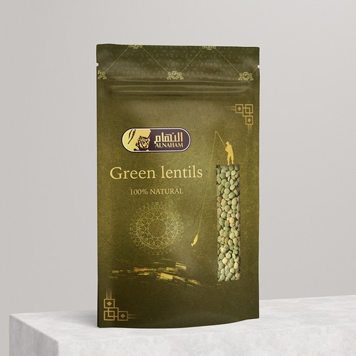 We need 1 eye catching design for grains and beans packaging. Design by PetraS_