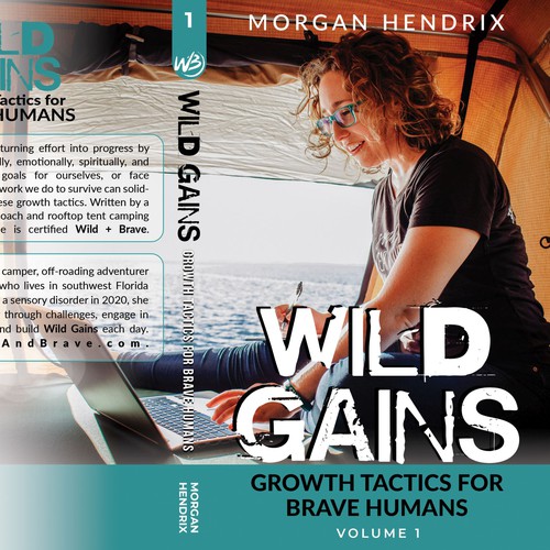 Design Wild + Brave Book Cover por iMAGIngarCh+