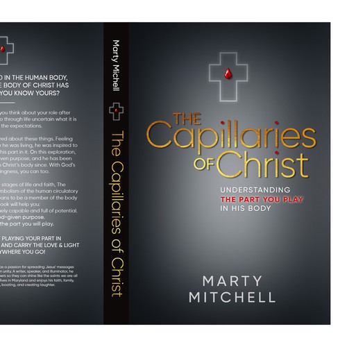 Create a Religious nonfiction book cover on the body of Christ (the Church). Design by Robi One