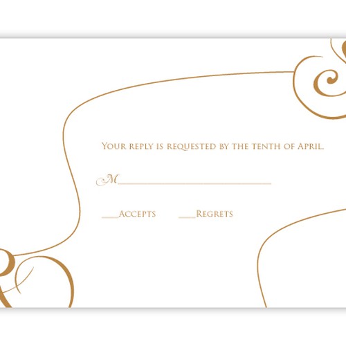 Letterpress Wedding Invitations Réalisé par i's design